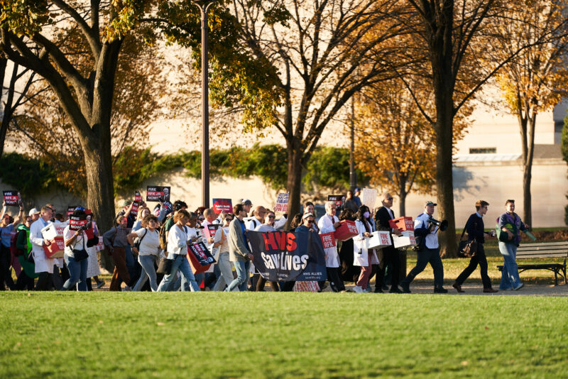 marchers from across the mall
